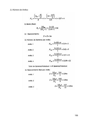 199
2.) Número de Anillos:
 