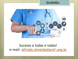 Gratidão
Sucesso a todas e todos!
e-mail: alfredo.almeida@prof.ung.br
 