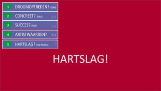 #SOUNDCHECK15
HARTSLAG!
 