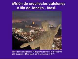 110607 Presentació Missió Brasil 