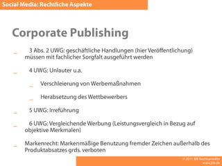 Für alle Plattformen gelten dieselben rechtlichen Voraussetzungen