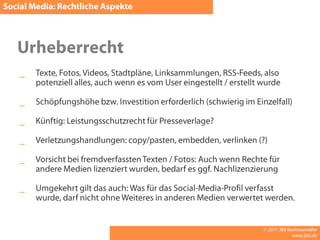 Es gelten insbesondere auch das Telemediengesetz, das Bundesdatenschutzgesetz und das Fernabsatzrecht.Framework§ 5 TMG: