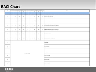 RACI Chart
 