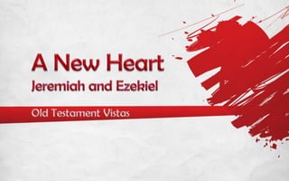 A New Heart Jeremiah and Ezekiel Old Testament Vistas 