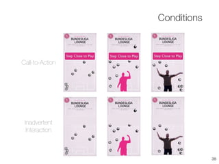 Call-to-Action
Inadvertent
Interaction
Conditions
38
 