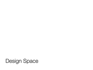 Design Space
 