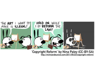 ‘Copyright Reform’ by Nina Paley (CC-BY-SA)
      http://mimiandeunice.com/2011/05/23/copyright-reform/
 