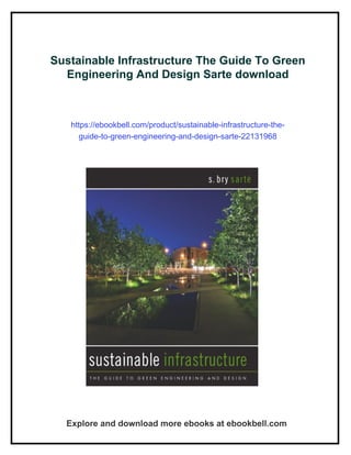 Sustainable Infrastructure The Guide To Green Engineering And Design ...