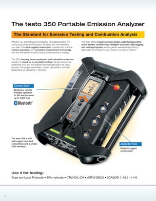 Testor 350 1- testo-350-brochure | PDF