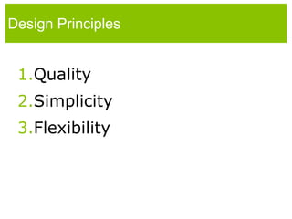 Are conceptual focused instead of procedural 