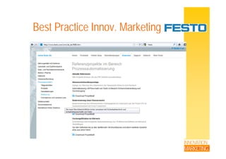Best Practice Innov MarketingBest Practice Innov. Marketing
INNOVATION
MARKETING
 
