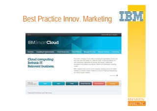 Best Practice Innov MarketingBest Practice Innov. Marketing
INNOVATION
MARKETING
 