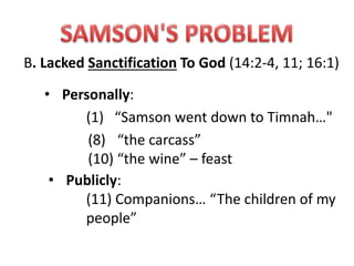 The Faith of Samson | PPTX