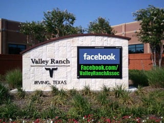 Facebook.com/ ValleyRanchAssoc 