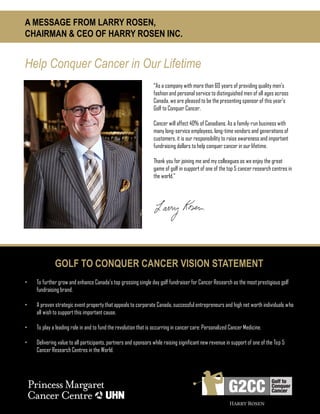 2017 Golf to Conquer Cancer Tournament