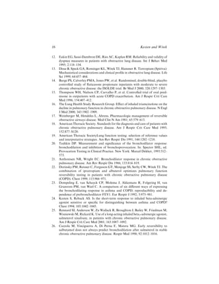 Lung Biology In Health Disease Volume 182 Pharmacotherapy In Chronic ...