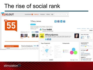 The rise of social rank 