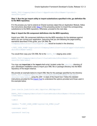 OAF Developer Guide 13.1.3