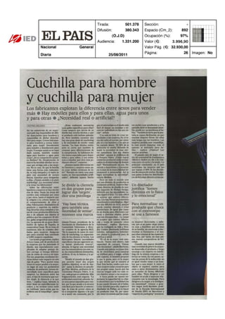 Clipping El País 25/08/11 @iedbarcelona