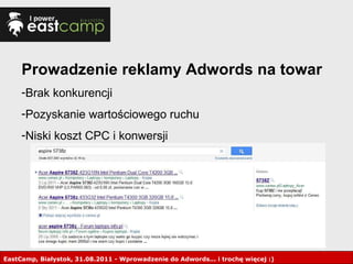 prowadzenie reklamy w adwords