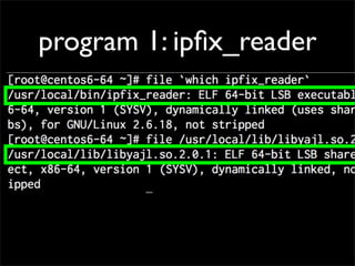 program 1: ipﬁx_reader
 