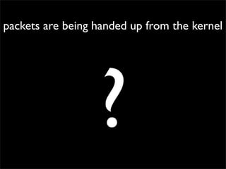packets are being handed up from the kernel
?
 