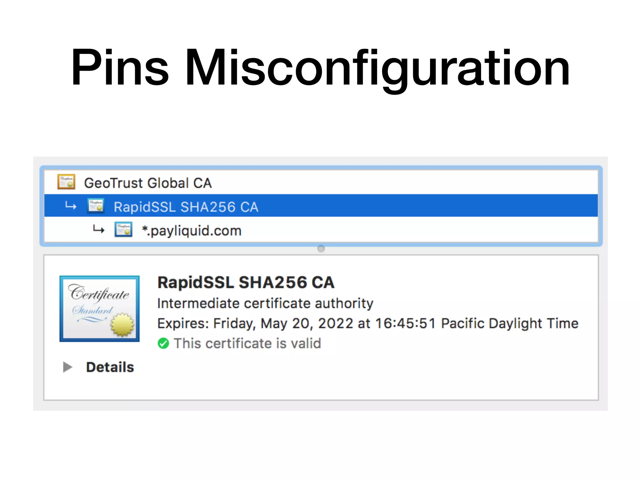 Pins Misconﬁguration
 