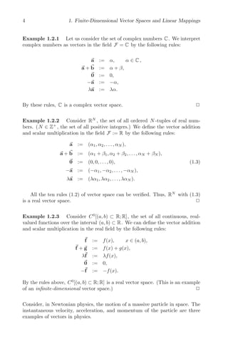 Tensors The Mathematics Of Relativity Theory And Continuum Mechanics ...