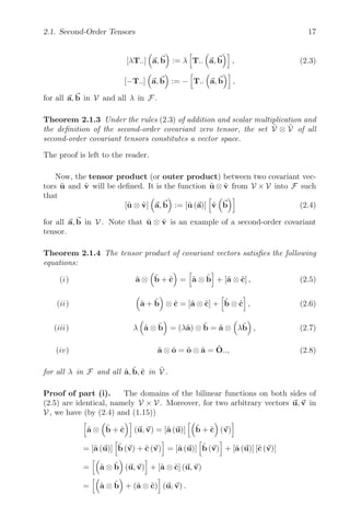 Tensors The Mathematics Of Relativity Theory And Continuum Mechanics ...