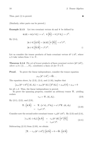 Tensors The Mathematics Of Relativity Theory And Continuum Mechanics ...