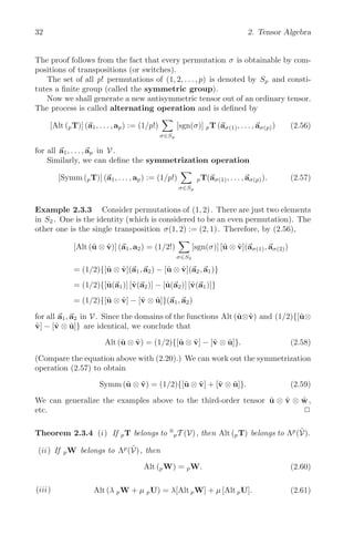 Tensors The Mathematics Of Relativity Theory And Continuum Mechanics ...