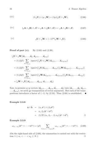 Tensors The Mathematics Of Relativity Theory And Continuum Mechanics ...
