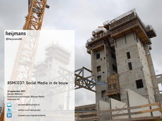 Presentatie Bouw & Social Media #SMC073