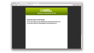 towards a global CC license - the affiliate perspective 