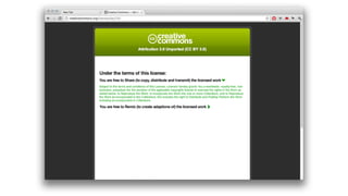 towards a global CC license - the affiliate perspective 