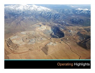 14
www.kinross.com
14
Operating Highlights
 