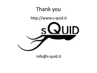 Thank youhttp://www.s-quid.itinfo@s-quid.it