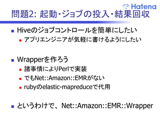 Lightweight wrapper for Hive on Amazon EMR