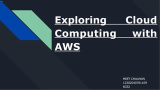 Comprehensive Guide to Cloud Computing and AWS Services | PPTX
