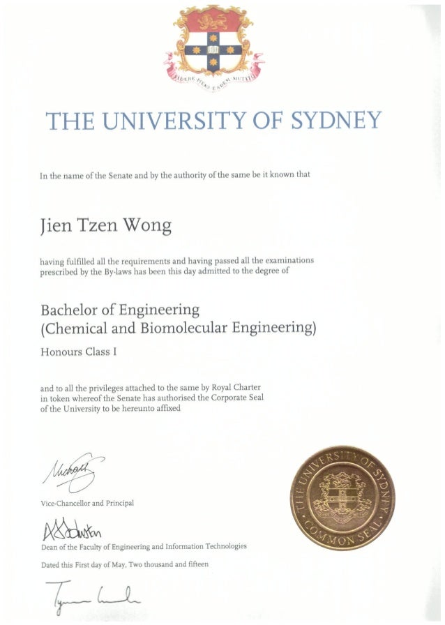 sydney uni graduation certificate graduation certificate