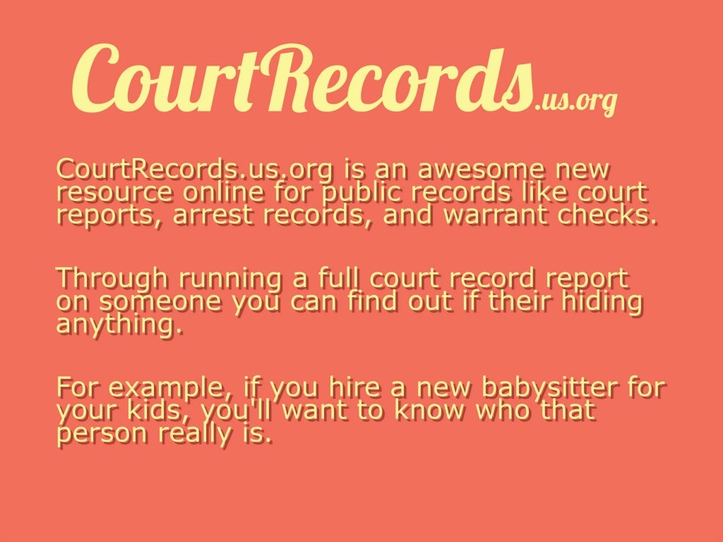 is the New Resource for Court Records