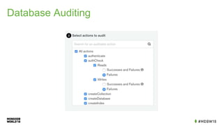 Database Auditing
 