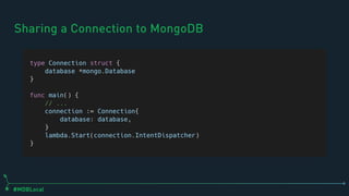 MongoDB .local San Francisco 2020: Developing Alexa Skills with MongoDB & Golang