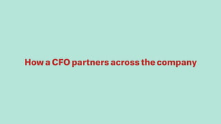 Demystifying the Role of a CFO