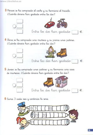 110 problemas de matematicas 1º primaria