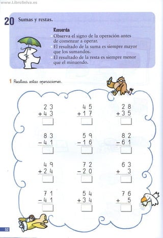 110 problemas de matematicas 1º primaria