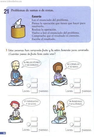 110 problemas de matematicas 1º primaria