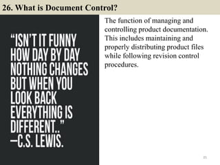 110 production interview questions and answers pdf | PDF