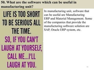 110 production interview questions and answers pdf | PDF