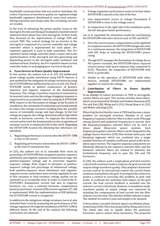 Review on Power Quality Improvement Techniques in Microgrid | PDF